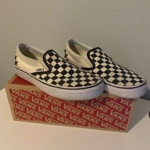Vans Checkerboard Slip-Ons